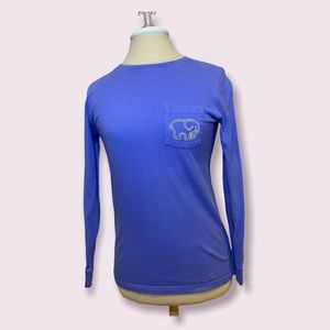 Dark Purple Ivory Ella Long-Sleeve